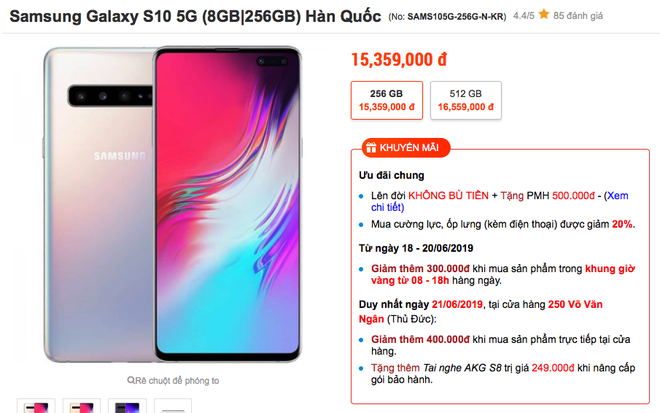 Galaxy S10 5G giá 1300 USD tại Mỹ, Hàn Quốc được bán rẻ mạt 14-15 triệu tại Việt Nam - Ảnh 2.