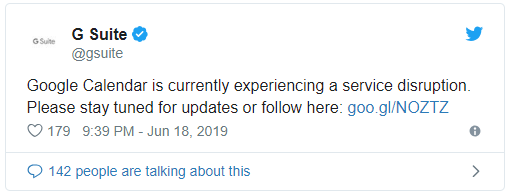 Vừa ca ngợi tính năng của mình, Google Calendar đã gặp sự cố ngừng truy cập mất 3 giờ - Ảnh 1.