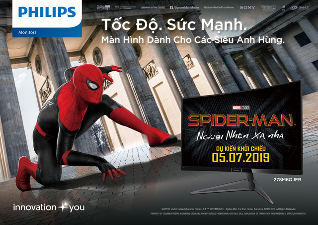 Màn hình Philips đồng hành cùng phim Spider-Man tại Việt Nam - Ảnh 1.