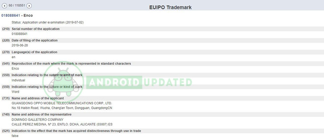 OPPO đăng ký tên thương hiệu Enco mới, lại thêm một thương hiệu con nữa? - Ảnh 1.