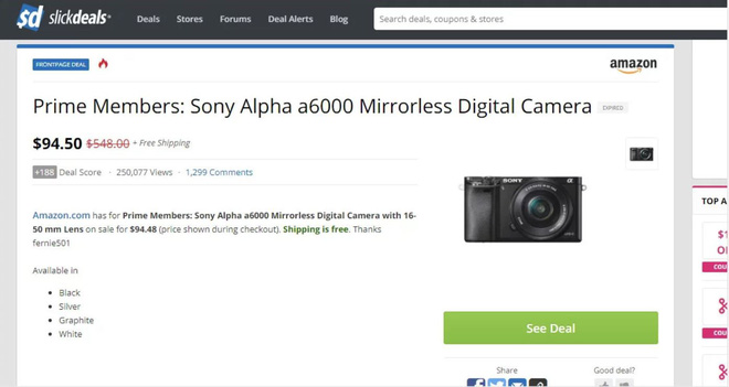 Amazon gặp lỗi, bán máy ảnh và ống kính trị giá hơn 13.000 USD ở mức 100 USD - Ảnh 2.