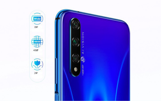 Honor 20S ra mắt: Màn hình đục lỗ, 3 camera sau, chip Kirin 810, pin 3.750 mAh, giá từ 265 USD - Ảnh 3.