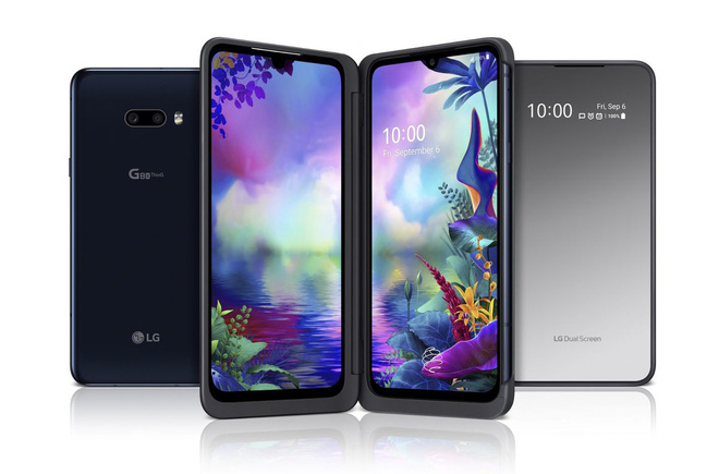 [IFA 2019] LG G8X ThinQ ra mắt: Cần gì smartphone màn hình gập khi bạn có tới 2 màn hình - Ảnh 1.