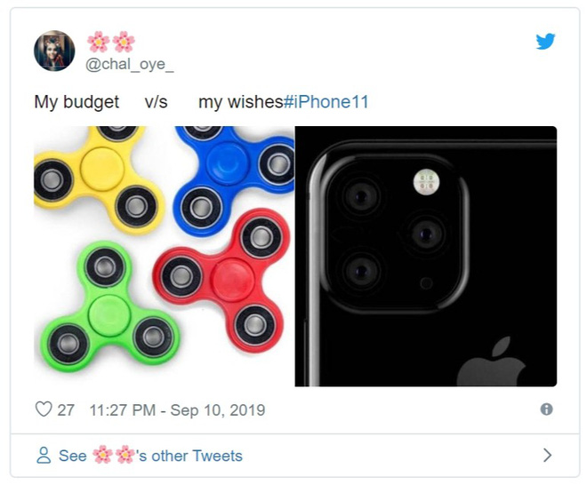 Vừa ra mắt, iPhone 11 đã bị chế nhạo là giống fidget spinner, quả dừa, bóng bowling, thậm chí là cả bếp từ - Ảnh 2.
