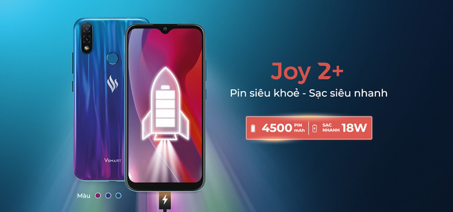 Vsmart ra mắt Joy 2 Plus: Pin 4500mAh, camera kép, Snapdragon 450 - Ảnh 3.