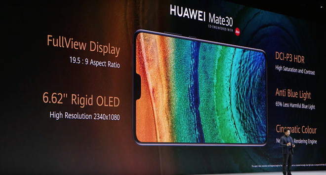 Huawei Mate 30 và Mate 30 Pro ra mắt: Màn hình chân trời, slow-motion 7680fps, loại bỏ nút vật lý, không có dịch vụ Google - Ảnh 6.