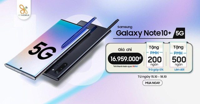 Galaxy Note 10+ 5G giá chỉ 16,9 triệu đồng đáng mua bậc nhất hiện nay - Ảnh 1.
