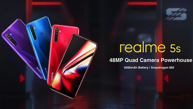 Realme 5s ra mắt: Snapdragon 665, 4 camera sau 48MP, pin 5000mAh, giá từ 3.2 triệu đồng - Ảnh 1.
