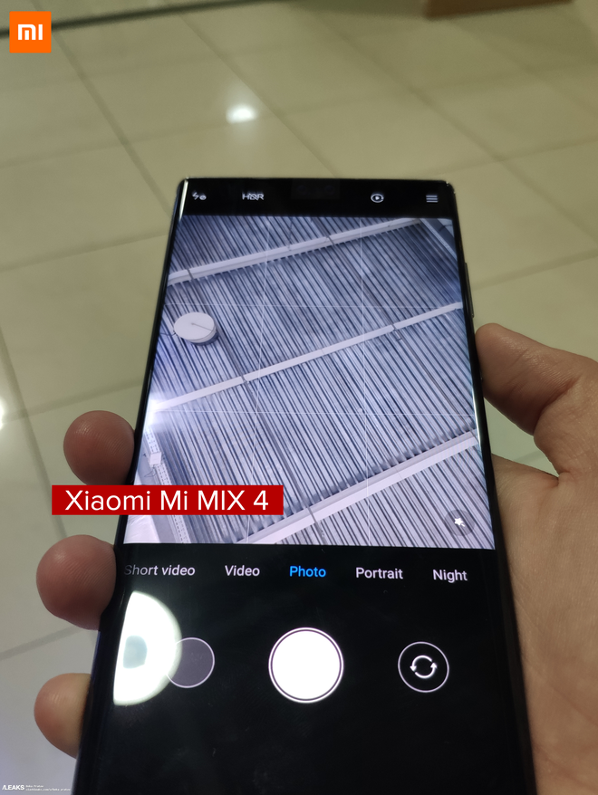 Xiaomi Mi MIX 4 lộ ảnh thực tế với camera selfie kép ẩn dưới màn hình cong - Ảnh 3.