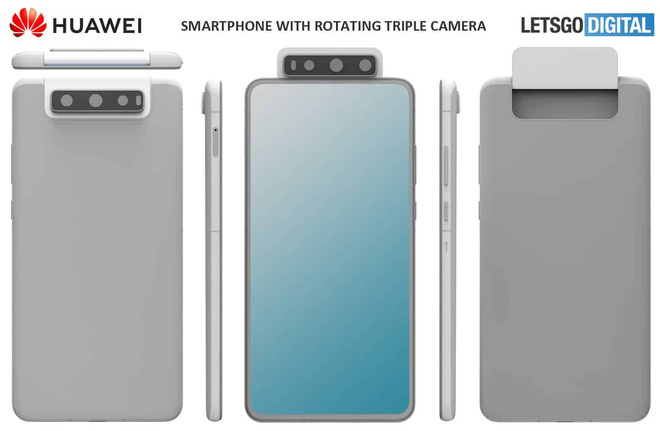 Huawei có thể sẽ ra mắt smartphone với cụm 3 camera lật trong tương lai? - Ảnh 1.