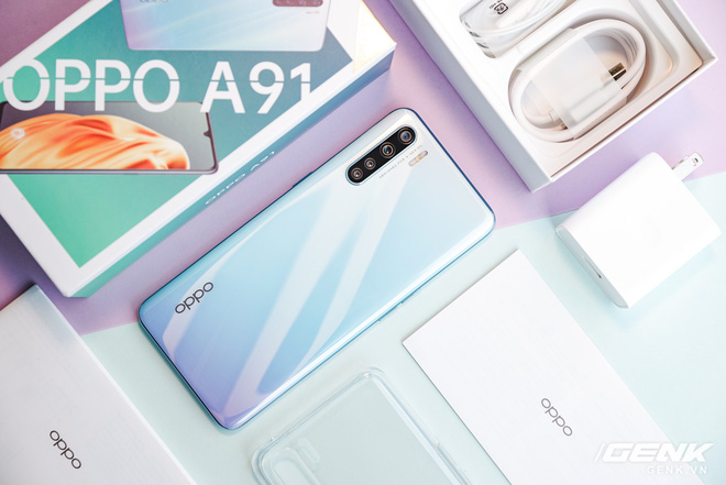 OPPO A91 chính thức ra mắt: thiết kế mỏng chỉ 7,9mm, rất nhẹ, 4 camera 48MP, sạc nhanh VOOC 3.0 - Ảnh 1.