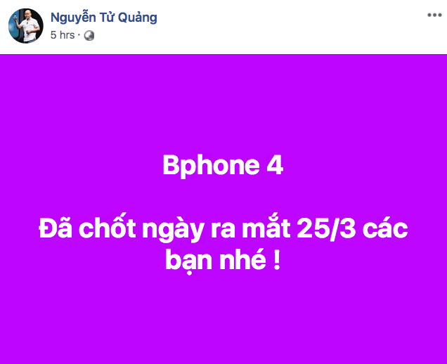 Bphone 4 chính thức ra mắt ngày 25/3 - Ảnh 1.