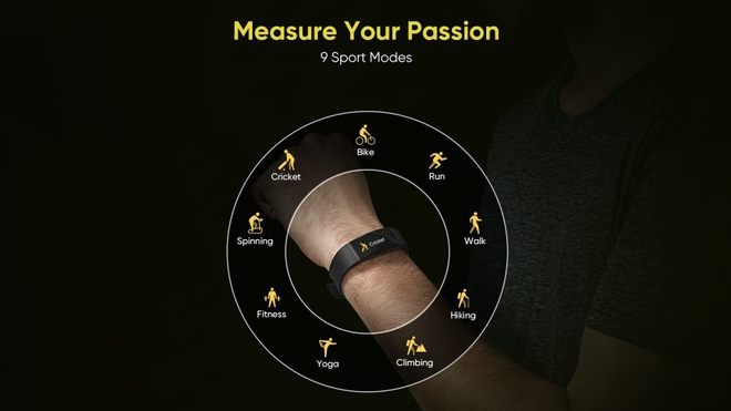 Realme Band ra mắt: Màn hình màu, pin 10 ngày, theo dõi nhịp tim, giá 475.000 đồng - Ảnh 5.