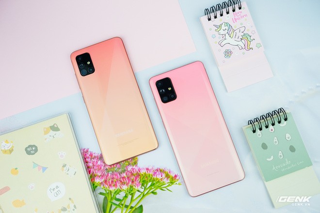 Ảnh thực tế Galaxy A51 và Galaxy A71 màu Hồng mới, quà dành cho chị em phụ nữ nhân ngày 8/3 - Ảnh 1.