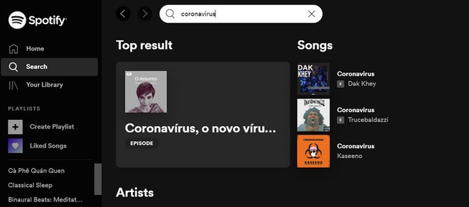Đã có ít nhất 65 bài hát liên quan đến virus Corona trên Spotify - Ảnh 2.