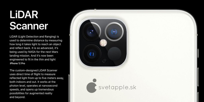 Concept iPhone 12 với camera LiDAR, hóa ra Apple thiết kế cụm camera sau hình vuông là có lý do cả - Ảnh 3.