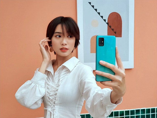 Cứ nhắc hoài về camera macro nên mọi người quên mất không để ý Galaxy A51 chụp selfie mới gọi là đỉnh cao - Ảnh 1.