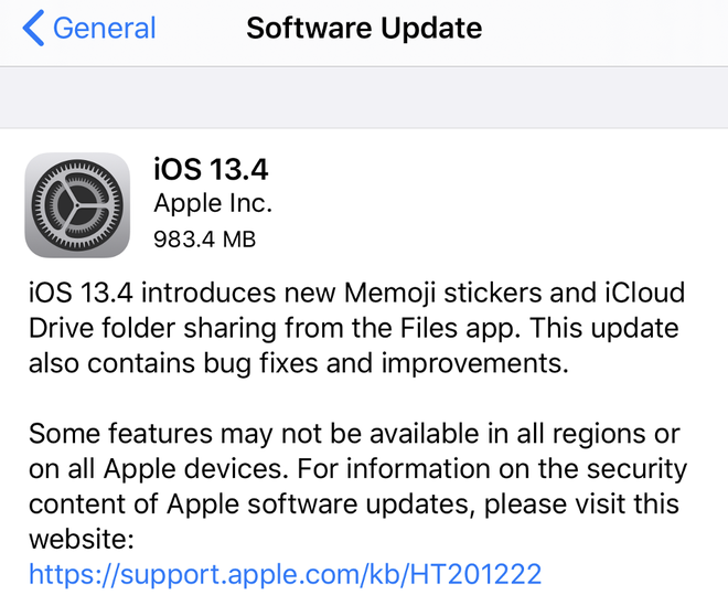 iOS 13.4 gây nhiều lỗi nghiêm trọng trên iPhone - Ảnh 1.