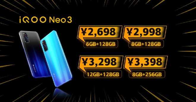 iQOO Neo3 ra mắt: Snapdragon 865, màn hình 144Hz, sạc nhanh 44W, giá từ 8.9 triệu đồng - Ảnh 4.