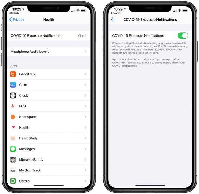 iOS 13.5 chính thức: Phát hiện phơi nhiễm COVID-19, mở khóa iPhone dễ hơn khi đeo khẩu trang - Ảnh 1.