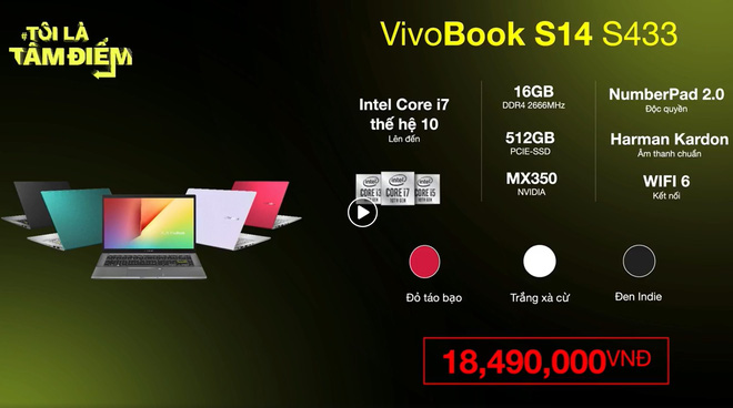 Asus Việt Nam giới thiệu thế hệ mới dòng laptop VivoBook S: thiết kế hiện đại, nhiều tùy chọn màu sắc - Ảnh 6.
