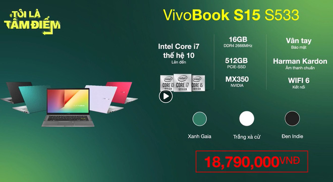 Asus Việt Nam giới thiệu thế hệ mới dòng laptop VivoBook S: thiết kế hiện đại, nhiều tùy chọn màu sắc - Ảnh 7.