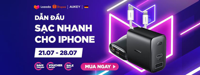 Aukey mở bán combo sạc nhanh 18W cao cấp dành riêng cho iPhone với giá siêu hời, tiết kiệm hơn 1.000.000đ - Ảnh 1.