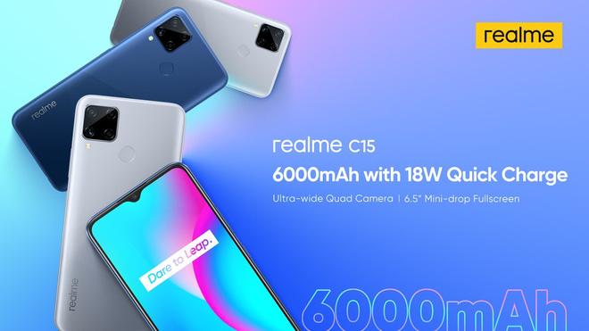 Realme C15 ra mắt: Helio G35, 4 camera sau, pin 6000mAh, giá từ 3.2 triệu đồng - Ảnh 3.