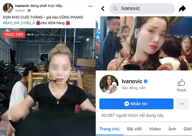 Fanpage cựu sao Ngoại hạng Anh bất ngờ bị hacker Việt chiếm quyền quản trị để livestream bán quần áo - Ảnh 1.