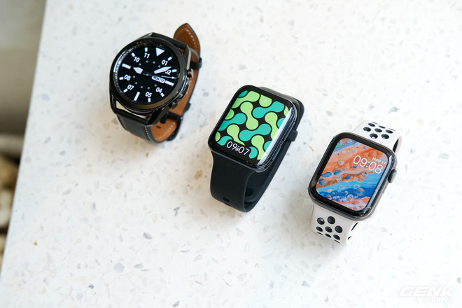 So sánh Galaxy Watch3, OPPO Watch và Apple Watch Series 5, bạn chọn smartwatch nào? - Ảnh 1.