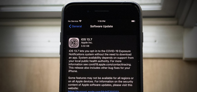Apple phát hành iOS 13.7 Beta: Phát hiện phơi nhiễm COVID-19 không cần tải ứng dụng bên thứ ba - Ảnh 1.