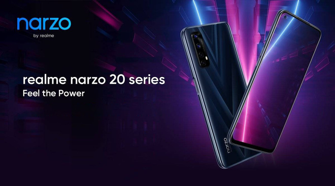 Realme ra mắt Narzo 20 series: Màn hình 90Hz, sạc nhanh 65W, giá từ 2.7 triệu đồng - Ảnh 1.