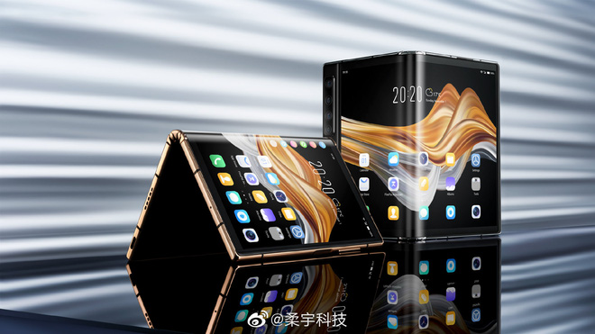Smartphone màn hình gập Royole FlexPai 2 ra mắt, rẻ bằng 1/2 so với Galaxy Z Fold2 - Ảnh 1.
