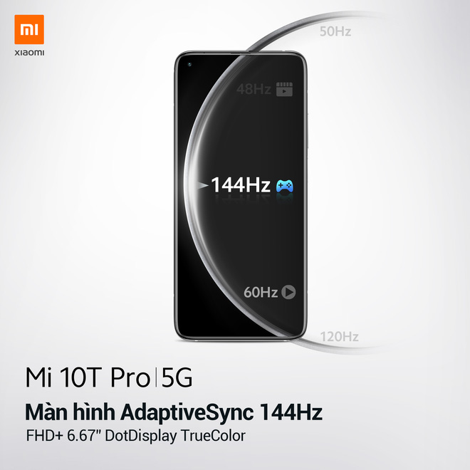 Xiaomi Mi 10T Pro ra mắt: Màn hình 144Hz, camera 108MP, Snapdragon 865, giá từ 11.9 triệu đồng - Ảnh 3.