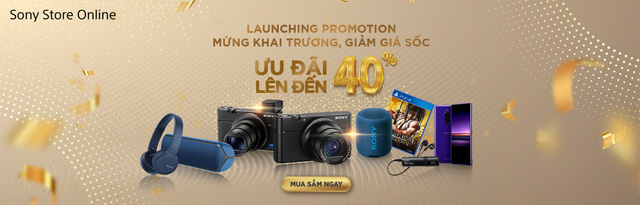 Sony ra mắt cửa hàng trực tuyến chính hãng đầu tiên tại Việt Nam với chương trình ưu đãi lên đến 40% - Ảnh 1.