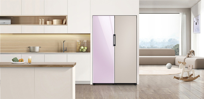 Samsung biến chiếc tủ lạnh nhàm chán thành tác phẩm nghệ thuật ra sao - Ảnh 1.