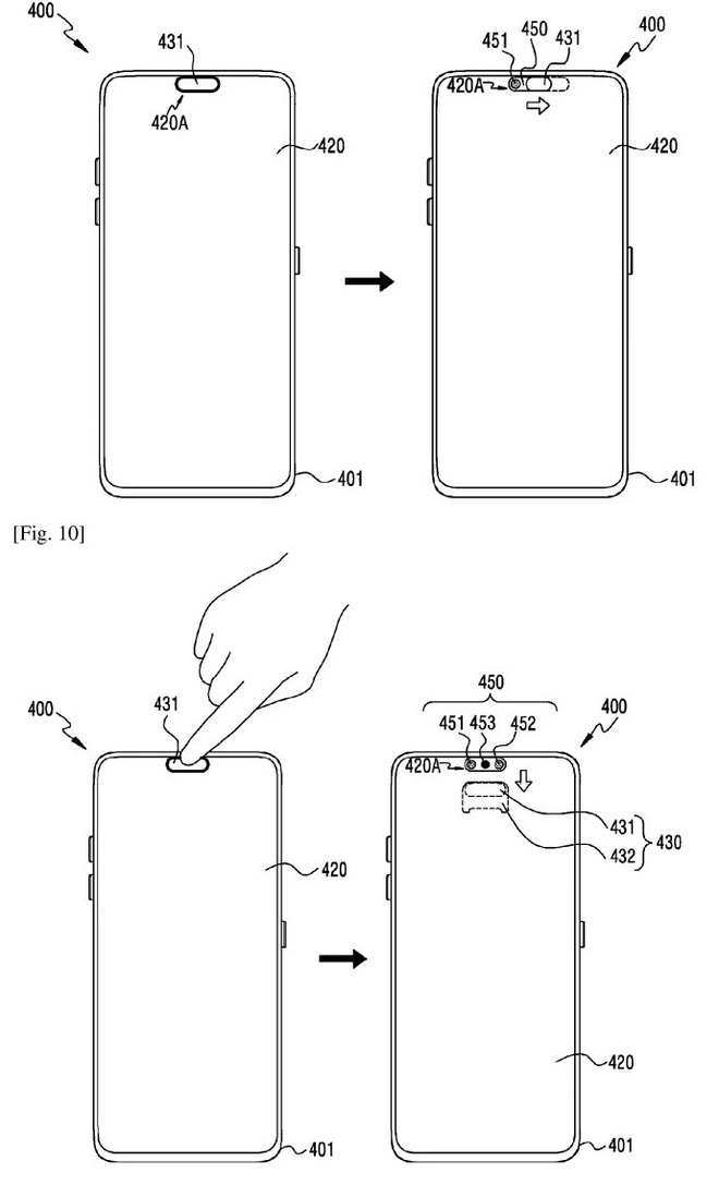 Lộ bằng sáng chế của Samsung cho thấy công nghệ màn hình bên dưới màn hình giúp ẩn camera selfie - Ảnh 3.