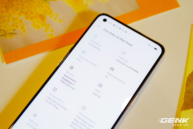 Trên tay OPPO Reno5 vừa ra mắt: Mỏng nhẹ, mặt lưng đa sắc, camera nâng cấp mạnh, sạc siêu nhanh 50W, chạy Android 11 - Ảnh 19.