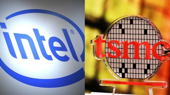 Bị đối thủ bỏ lại quá xa, Intel quyết thuê TSMC và Samsung gia công chip - Ảnh 1.