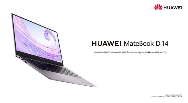 Huawei ra mắt HUAWEI MateBook D 14 tại Việt Nam, cấu hình tương đương D 15 trước đây, giá không đổi - Ảnh 1.