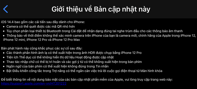 Apple phát hành iOS 14.4: Vá lỗi bảo mật quan trọng, phát hiện iPhone đã bị thay camera - Ảnh 3.
