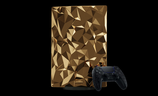 Phát thèm với phiên bản PlayStation 5 mạ vàng 18 cara trị giá tới 500 ngàn USD của Caviar - Ảnh 3.