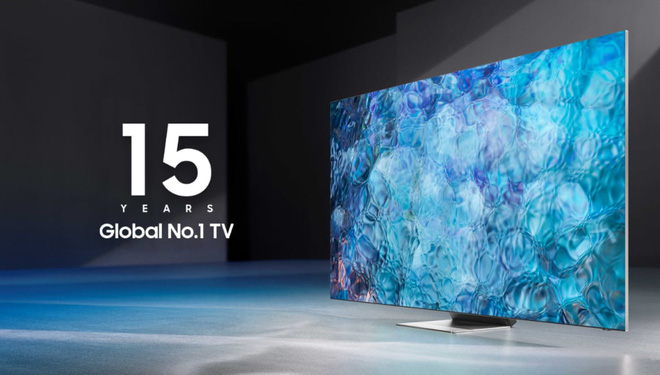 Samsung là nhà sản xuất TV đạt top đầu về doanh số trong 15 năm liên tiếp - Ảnh 1.