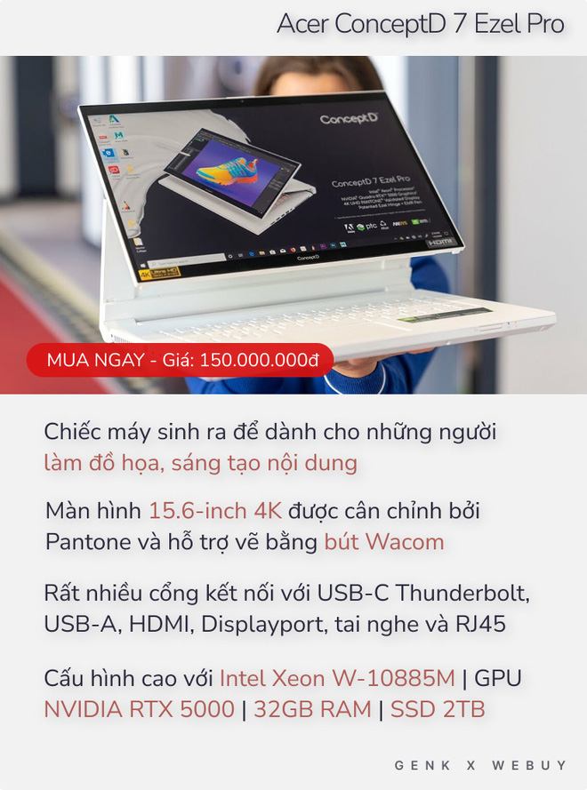 5 laptop giá bán lên tới 150 triệu, không có gì để chê dành cho những người không có gì ngoài điều kiện - Ảnh 5.