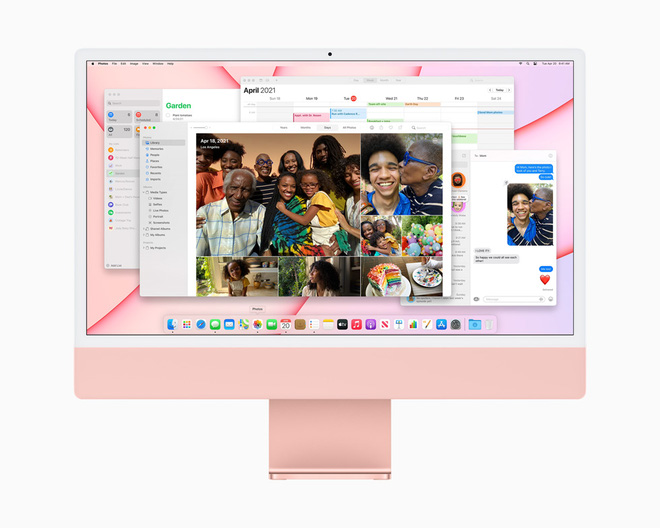 Apple ra mắt iMac 2021: Thiết kế mới, nhiều tuỳ chọn màu sắc, dùng chip M1, hỗ trợ Touch ID, giá từ 1299 USD - Ảnh 3.