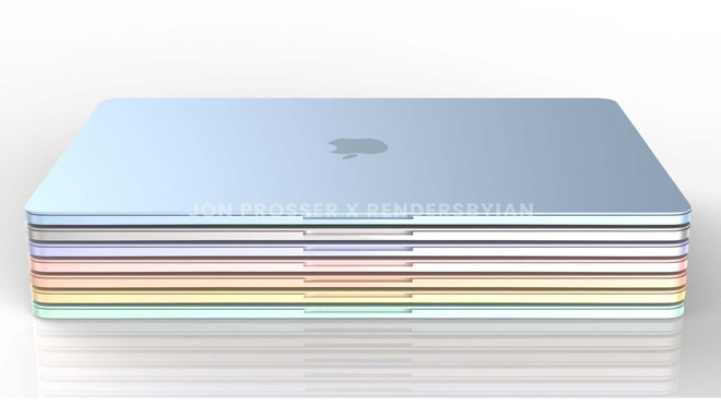 MacBook Air mới lộ diện với thiết kế màu mè giống iMac - Ảnh 4.