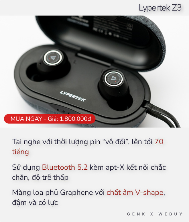 Hè nóng nực đến rồi, sắm 1 trong những tai nghe True Wireless từ 1.3 triệu này để có thể vừa đi bơi vừa thưởng thức nhạc - Ảnh 2.