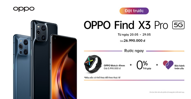 OPPO Find X3 Pro chính thức ra mắt tại Việt Nam: Giá 26.9 triệu, tặng kèm OPPO Watch - Ảnh 9.