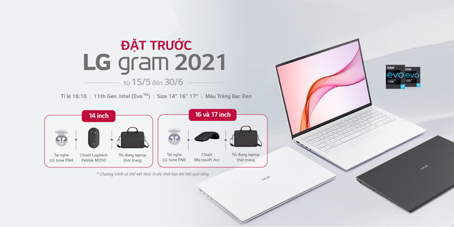 Laptop siêu nhẹ LG Gram 2021 ra mắt tại Việt Nam, giá từ 34.9 triệu đồng - Ảnh 3.
