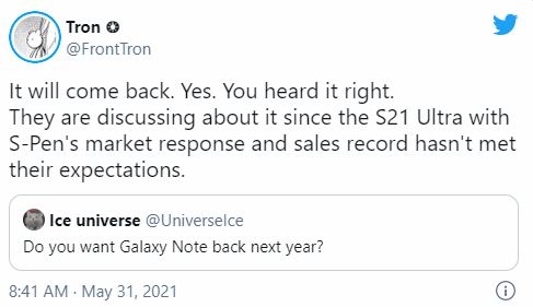 Doanh số S21 Ultra không tạo đột biến, Samsung có thể cân nhắc đưa Galaxy Note trở lại vào năm sau - Ảnh 1.